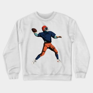 American Football Player | Gridiron Retro Style Crewneck Sweatshirt